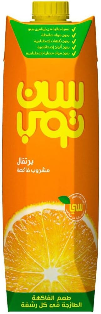 Suntop Orange Juice  1L  - سن توب مشروب فاكهة البرتقال 1 لتر