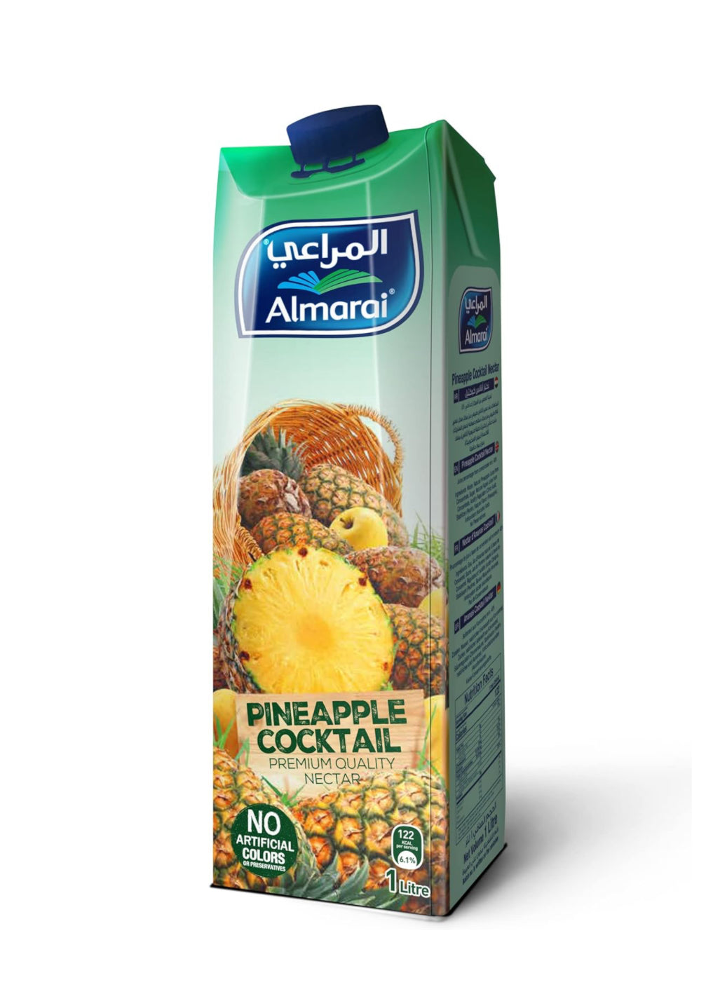 Almarai Pineapple Cocktail Juice - 1 Liter - المراعي عصير كوكتيل أناناس