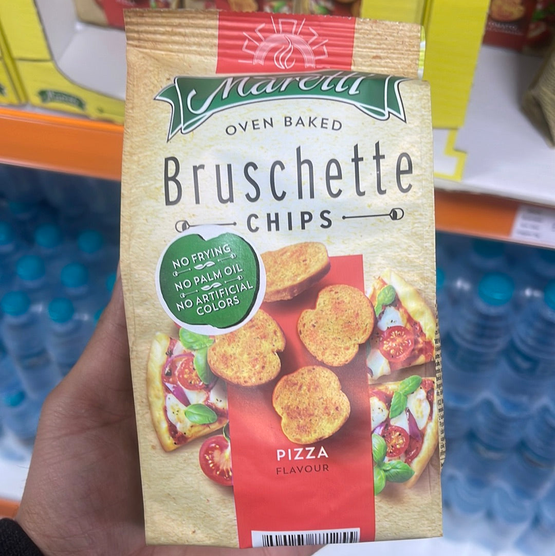 Bruschette Chips Pizza  - خبز مقرمش بيتزا