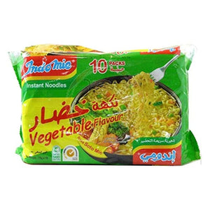 Indomie  Vegetable  Flavor 70g - Packs 10 - خضار من اندومي