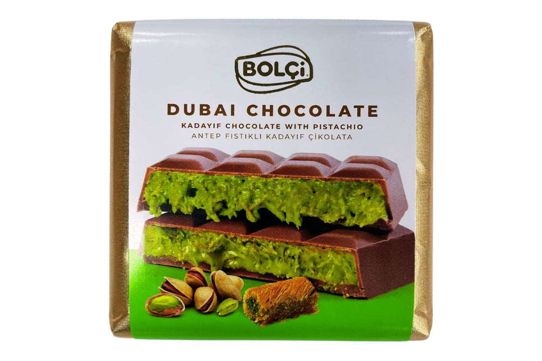 شوكولاتة دبي - BOLCi - Dubai Chocolate with Pistachio Cream & Kunafa Filling