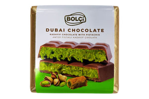 شوكولاتة دبي - BOLCi - Dubai Chocolate with Pistachio Cream & Kunafa Filling