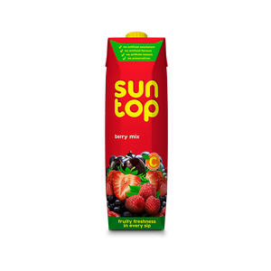 SUNTOP Berry mix Fruit Drink 1L  - سن توب مشروب فاكهة التوت المشكل 1 لتر