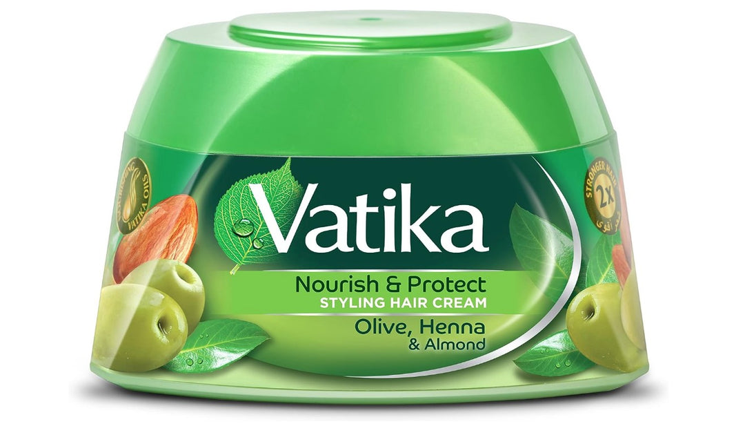 Vatika Hair Cream N & Protect 140ml - كريم شعر فوليوم اند ثيكنيس من فاتيكا - زيتون