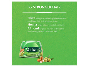 Vatika Hair Cream N & Protect 140ml - كريم شعر فوليوم اند ثيكنيس من فاتيكا - زيتون