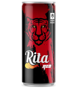 Rita Red Non-Alcoholic Sparkling Soft Drink 240m - مشروب ريتا ريد الغازي ، عبوات معدنية