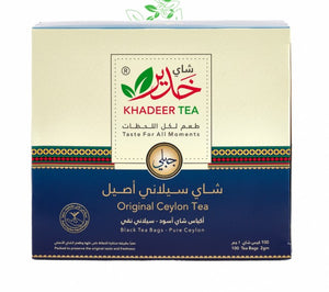 Khadeer Tea Bags شاي خدير 100 كيس  - 100