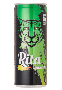 Rita Mojito Sparkling Non-Alcoholic Sparkling Soft Drink 240m - مشروب ريتا علبة موهيتو سباركلينج الغازي ، عبوات معدنية