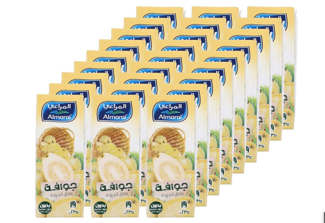 Almarai Juice Guava 235ml Combi Set of 27  - عصير جوافة من المراعي 235 مل - 27 قطعة