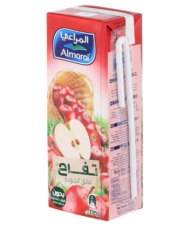 Almarai Apple Juice - 235ml - المراعي عصير تفاح