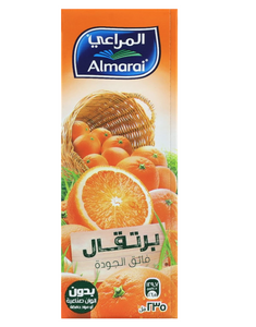 Almarai Orange Juice - 235ml - المراعي عصير برتقال