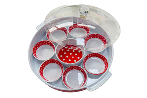 Red - Breakfast set - طقم افطار احمر