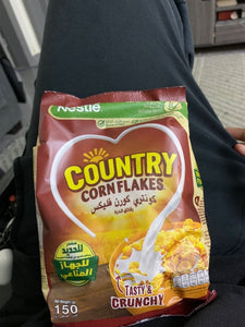 Country Corn Flakes Bag 150g - نستله رقائق حبوب الذرة الكاملة - كياس 150 جرام