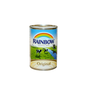 Rainbow Evaporated Milk Original (Abu Quos) 410ml - حليب مبخر من ابو قوس