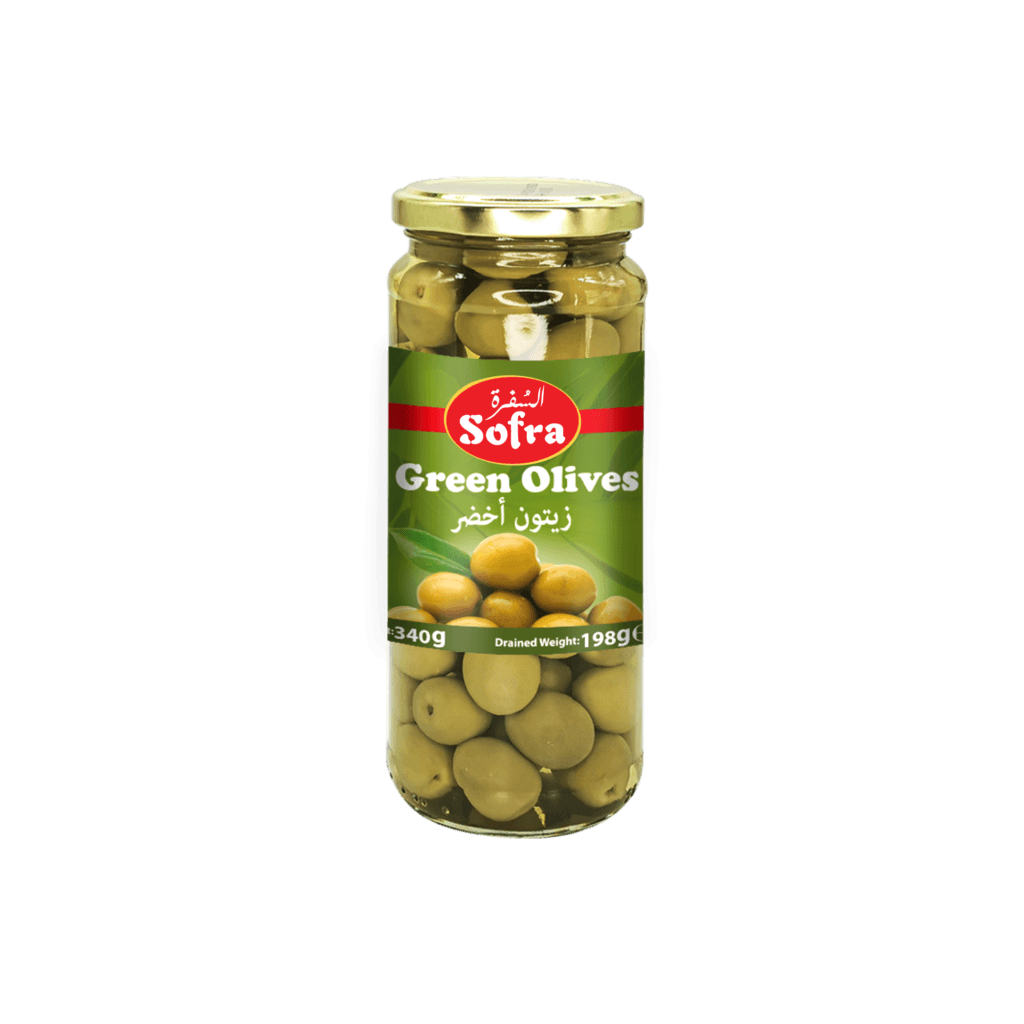 Sofra Green Olives 12 X 330g