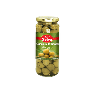 Sofra Green Olives 12 X 330g