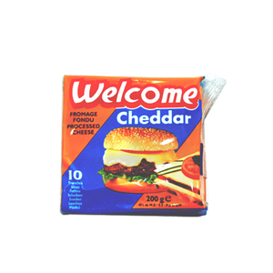 Welcome Sliced Cheddar Cheese 22 X 200g