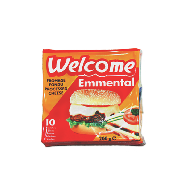 Welcome Sliced Emmental Cheese 22 X 200g