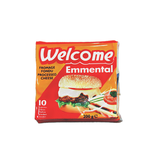 Welcome Sliced Emmental Cheese 22 X 200g