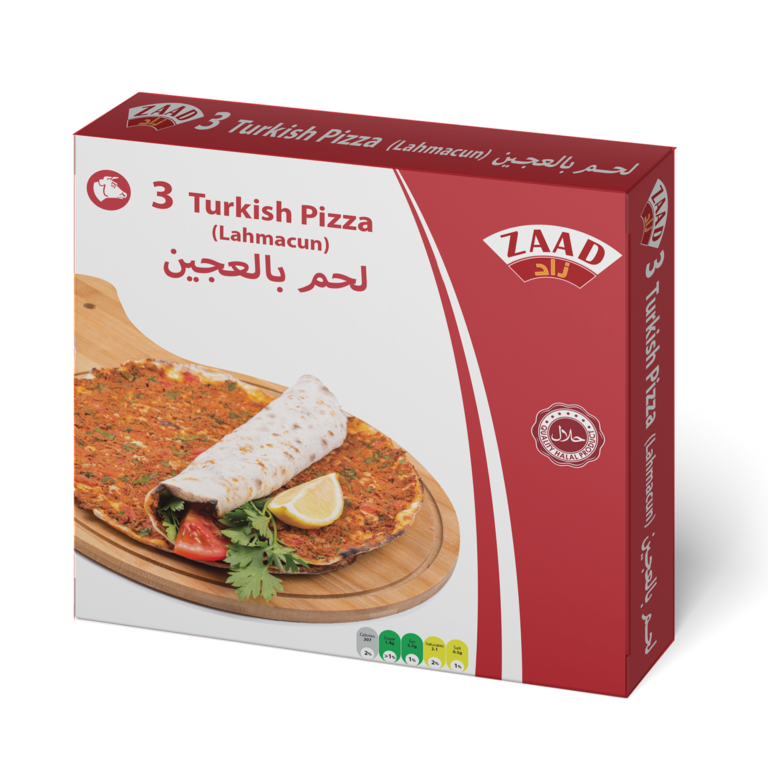 Zaad Turkish Pizza (Lahmacun) 10 x (3 x 180g)