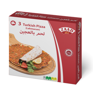 Zaad Turkish Pizza (Lahmacun) 10 x (3 x 180g)