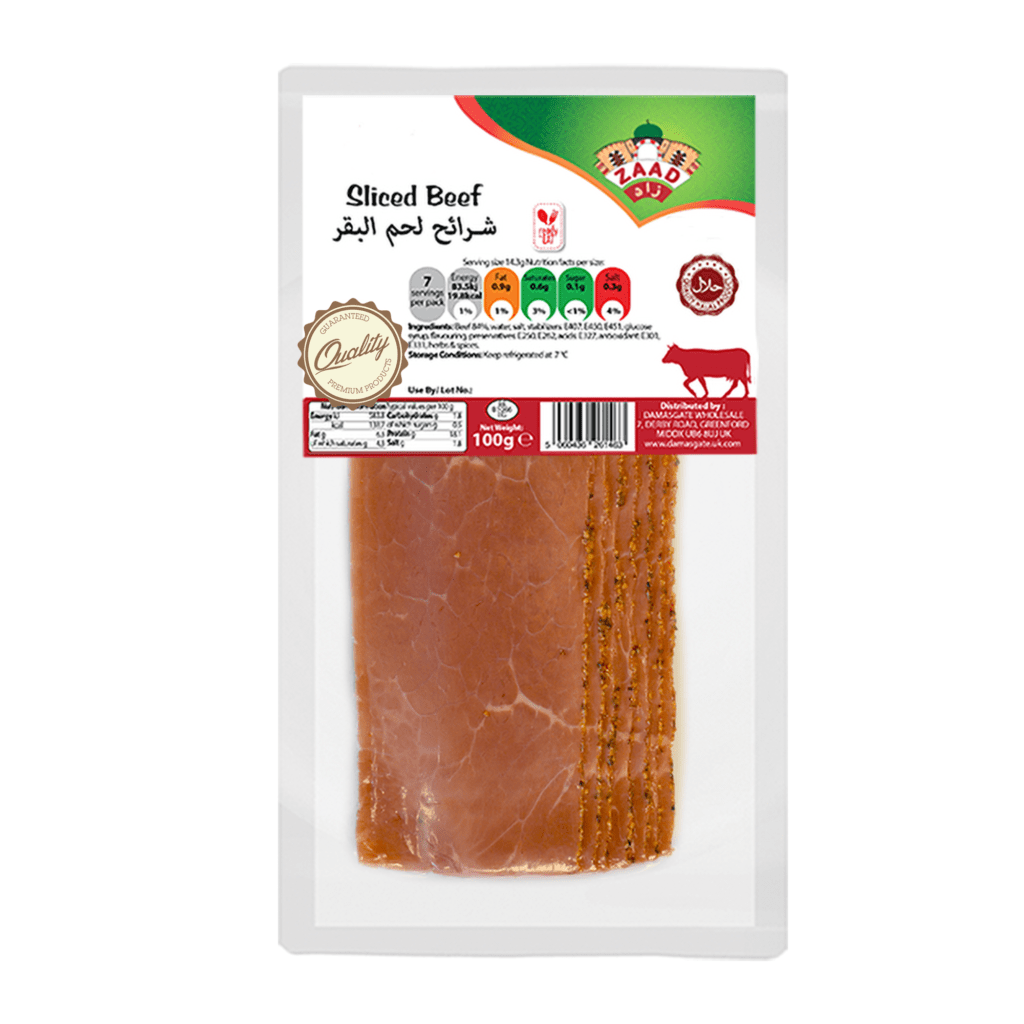 Zaad Sliced Beef&nbsp; 10 X 100g