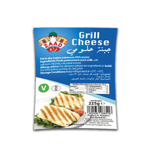 Zaad Grill Halloumi Cheese 36 X 225g