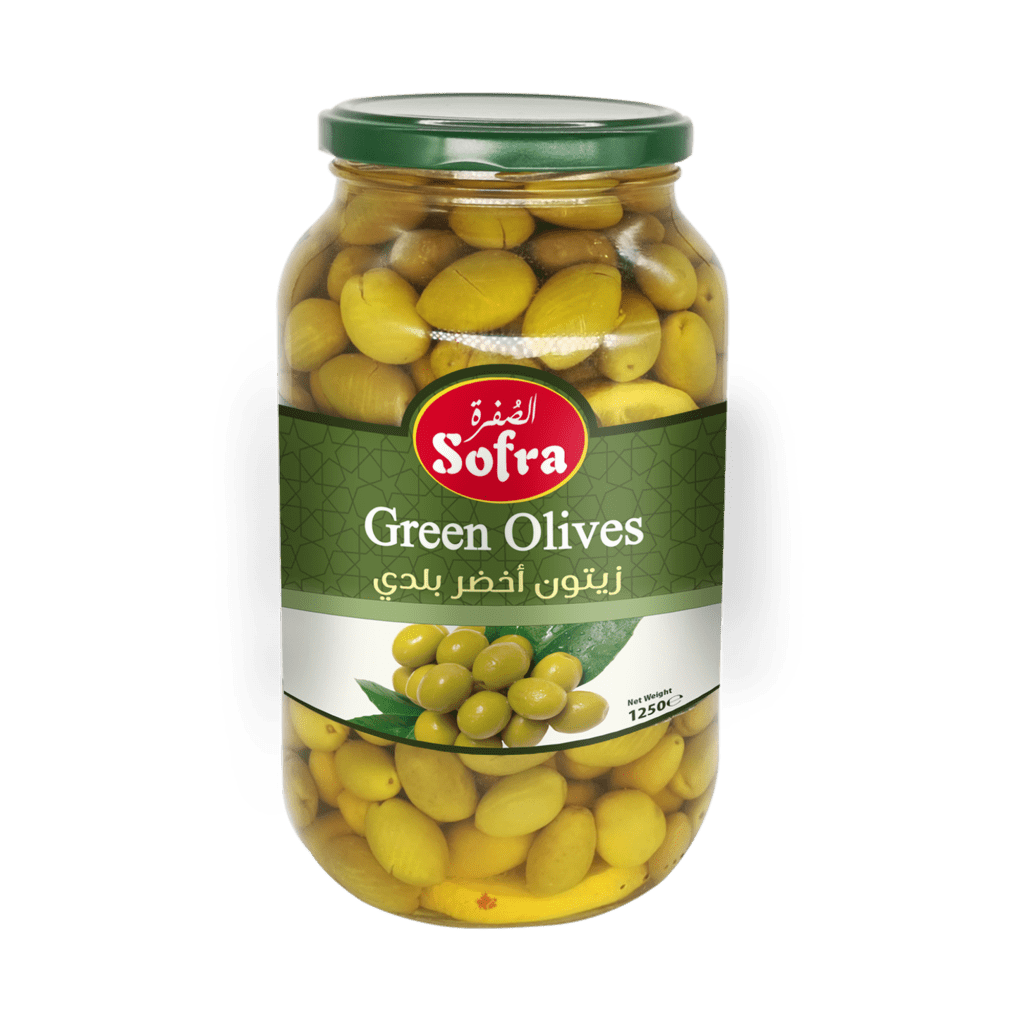 Sofra Green Olive 6 X 1250g