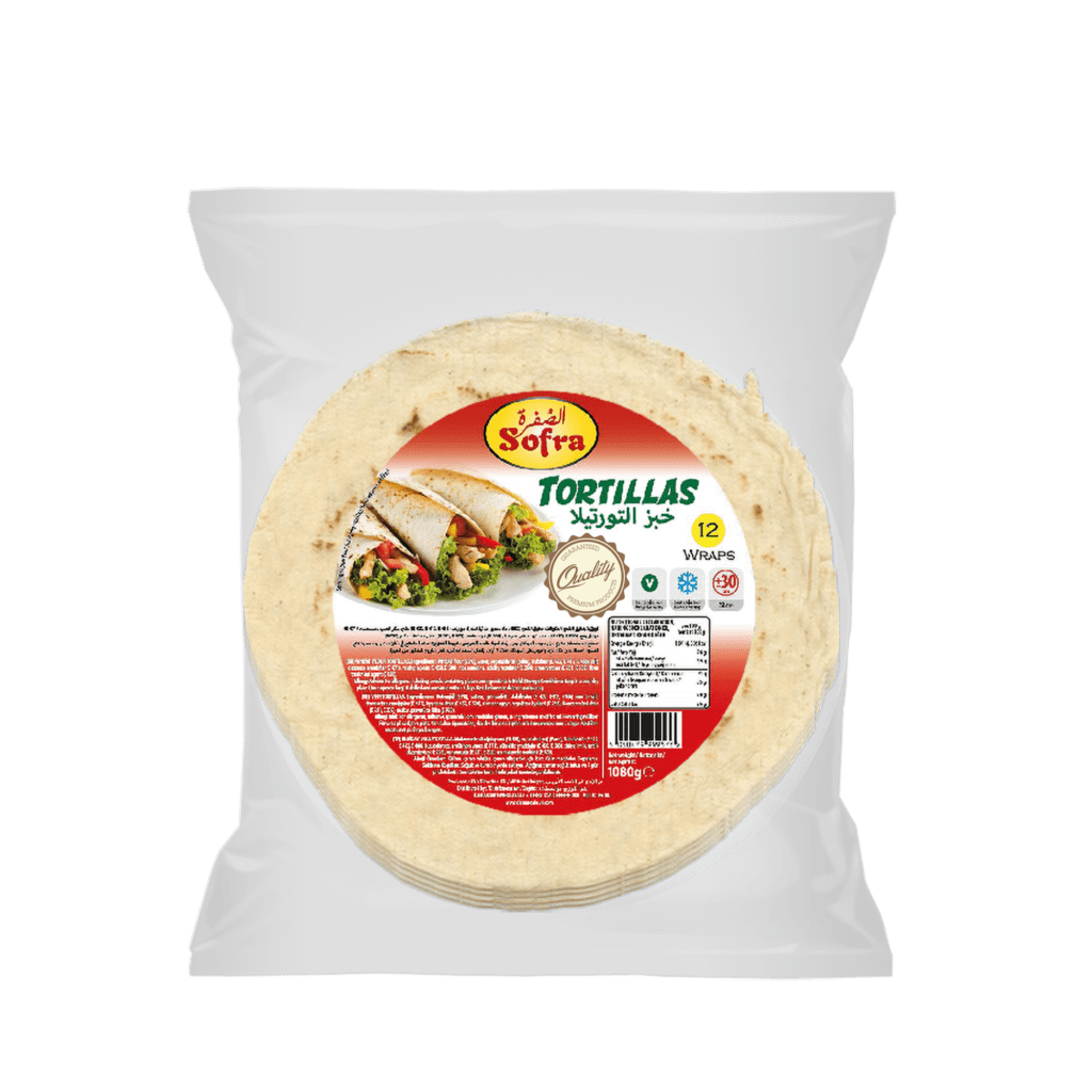 Sofra Tortilla 8X(12X30cm) 1080g