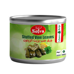 Sofra Stuffed Vine Leaves (Lebanese Recipe) 6 X 2kg