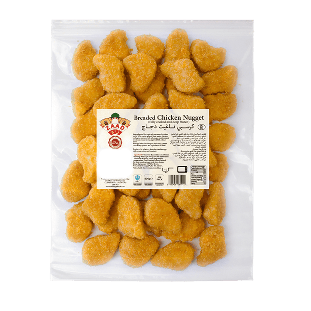 Zaad Breaded Chicken Nugget 12 X 900g