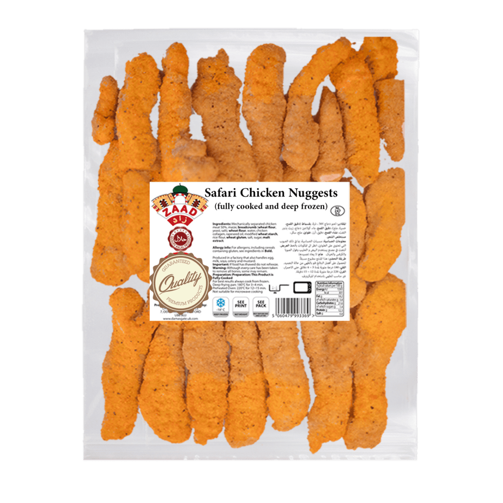 Zaad Safari Chicken Nuggets 17 X 500g