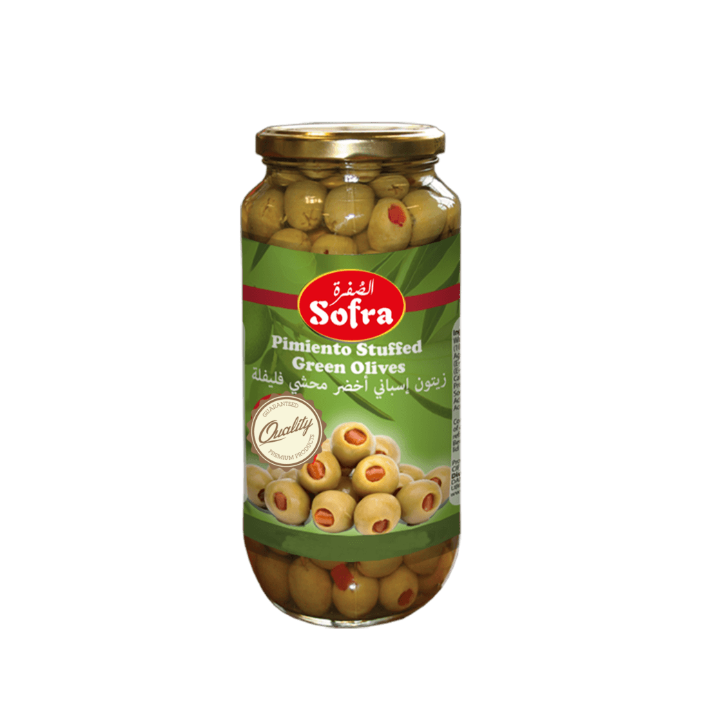 Sofra Stuffed Green Olives with Pimiento 12 X 700g