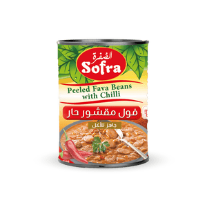 Sofra Peeled Fava Beans with Chilli 12 X 400g