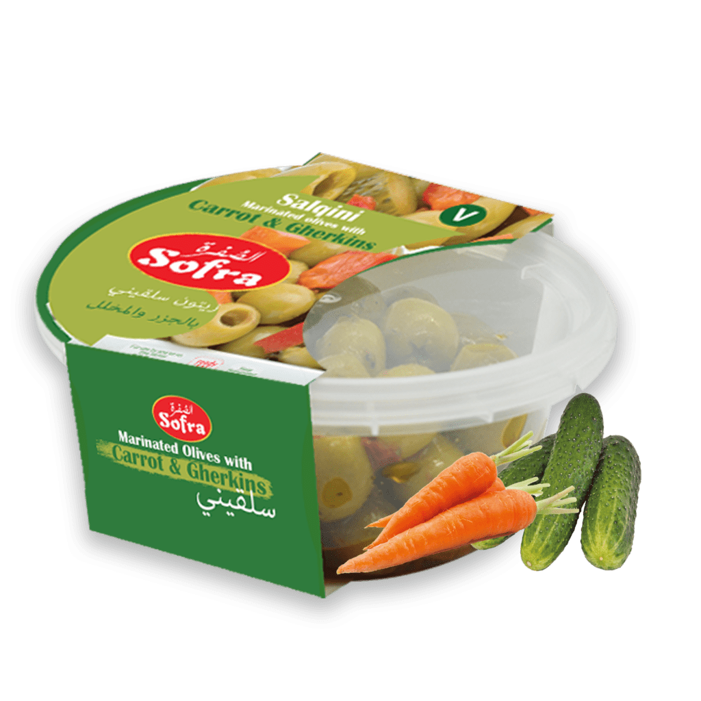 Sofra Olive Salqini (Carrot &amp; Gherkins) 6 X 140g