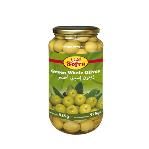 Sofra Whole Green Olives 6 X 935g