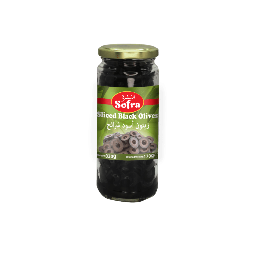 Sofra Sliced Black Olives 12 X 330g