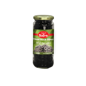 Sofra Sliced Black Olives 12 X 330g