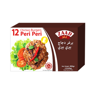 Zaad 12 Peri Peri Burger 12 X 660g