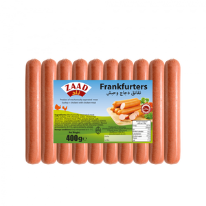 Zaad Chicken Franks 12 X 400g