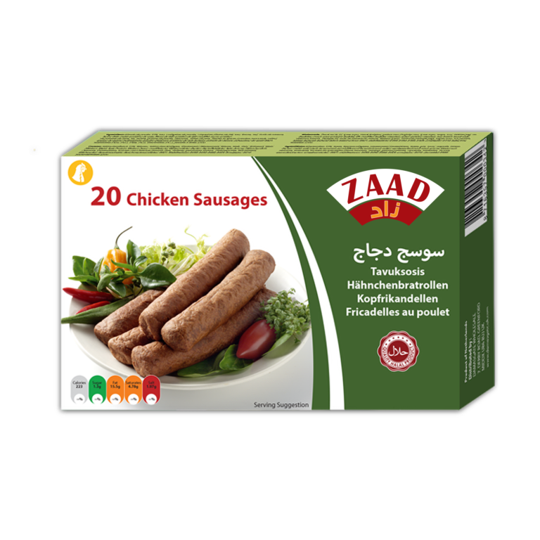 Zaad 20 Chicken Sausages 8 X 1200g