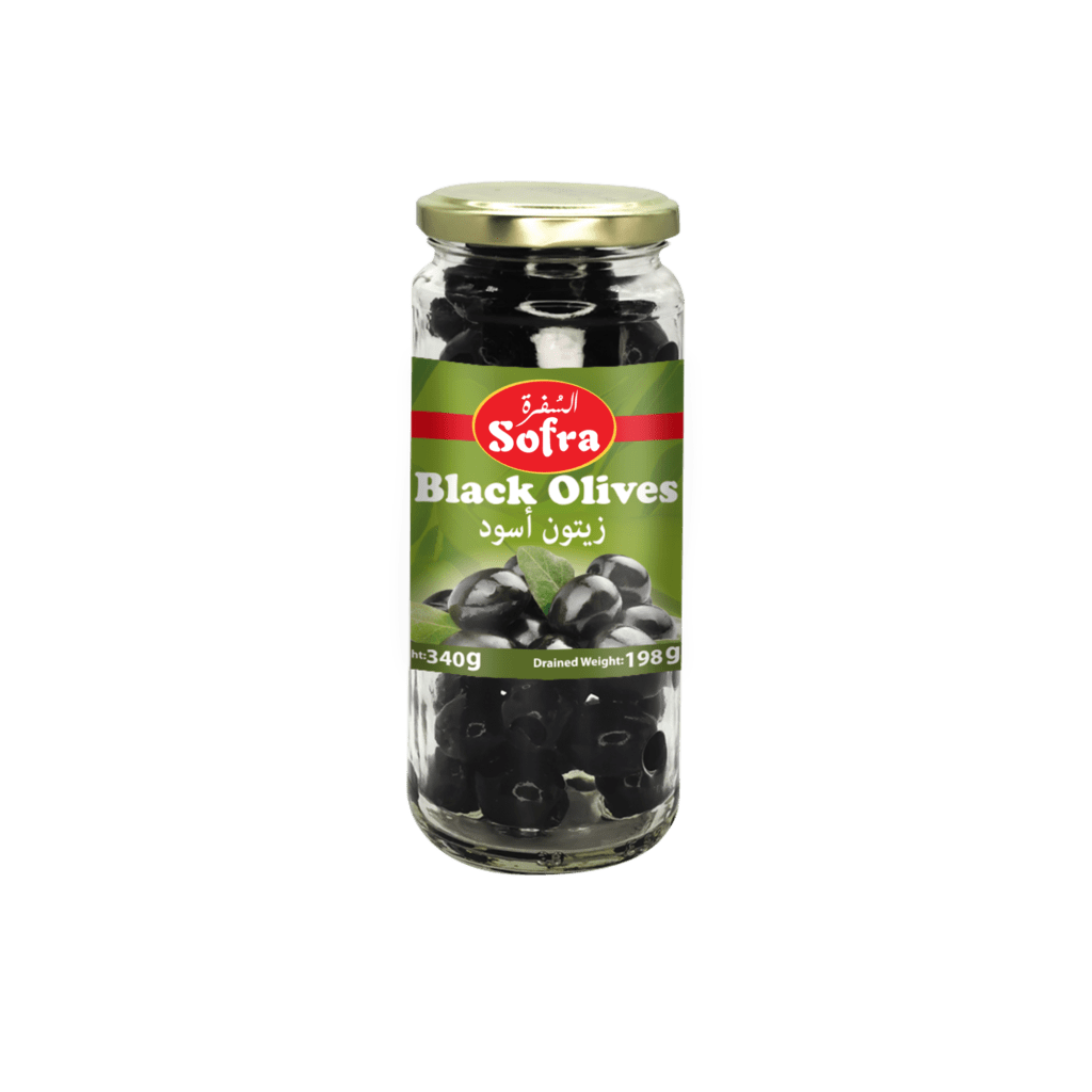 Sofra Black Olives 12 X 340g